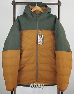 NEW $299 OUTDOOR RESEARCH Size 2XL 700 Down Khaki/Drab Hooded Jacket Coat NWT