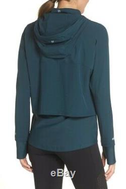 NEW ARRIVAL! Sweaty Betty Fast Track Running Jacket Midnight teal/ RRP £95