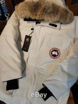 NEW CANADA GOOSE EXPEDITION PARKA Color WHITE Size 2XL-3XL Authentic100%