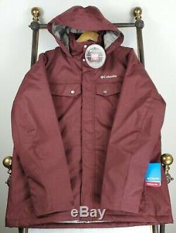 NEW COLUMBIA Size XL Mens Winter Ski/Board Jacket Coat Hooded Full Zip $200 NWT