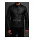New Elegant Men Genuine Lambskin Real Leather Jacket Black Fashionable Club Coat