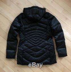NEW NORTH FACE Aconcagua Goose Down Parka Womens M Black Jacket Hooded MSRP $199