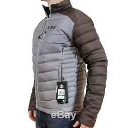 NEW Under Armour ISO Down Jacket Steel Grey/Charcoal Men's S-M-L-2XL-3XL Puffer