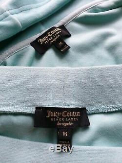 NEW Women's JUICY COUTURE Tracksuit Ultra LUXE Velour sz M Jacket + Bottoms £220