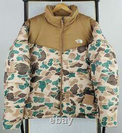 NWT $229 THE NORTH FACE Size 2XL Mens Frogskin Camouflage Saikuru Puffer Jacket