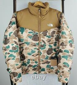 NWT $229 THE NORTH FACE Size Large Mens Duck Frogskin Camouflage Puffer Jacket