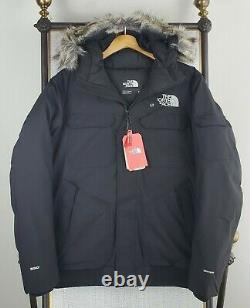 NWT $299 THE NORTH FACE Size Medium Gotham 550 Fill Down Mens Black Jacket Coat