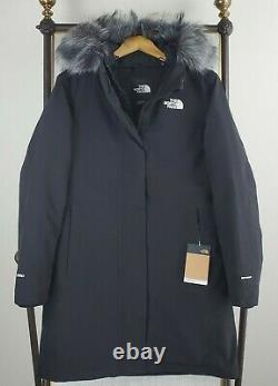 NWT $300 THE NORTH FACE Size XL 550 Down Womens Arctic Parka Black Jacket NEW