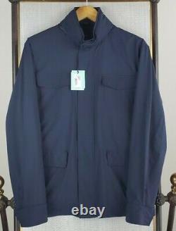 NWT $798 PETER MILLAR COLLECTION Medium Navy Blue Mens Excursionist Field Jacket