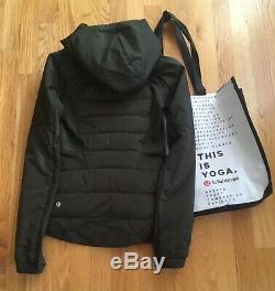 NWT Lululemon Women's Down For It All Jacket 2 Dark Olive DKOV MSRP $198 with Bag