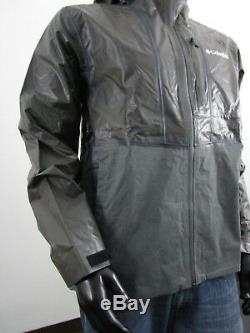 NWT Mens Columbia Outdry Explorer Hooded Hybrid Waterproof Rain Jacket Black