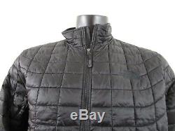 NWT Mens TNF The North Face Thermoball Insulated FZ Puffer Jacket Black / Black