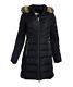 Nwt Michael Kors Winter Jacket Down Faux Fur Removable Hooded Coat Navy Size Xxl