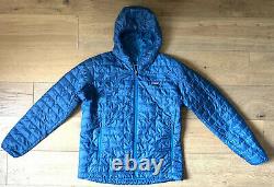 NWT Patagonia Mens Nano Puff Hoody Zip Jacket Large Big Sur Blue $249