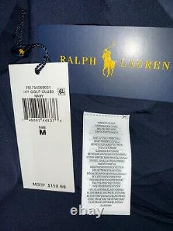 NWT Polo Ralph Lauran Polo Golf Quilted Stretch Navy Pullover Size M MSRP$198