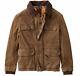 Nwt Timberland Mens L Waxed Leather Military Field Ranch Jacket Brown Retail$998