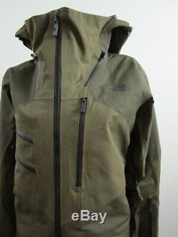NWT Womens The North Face Fuse Brigandine Gore Tex Ski Shell Jacket GTX Olive