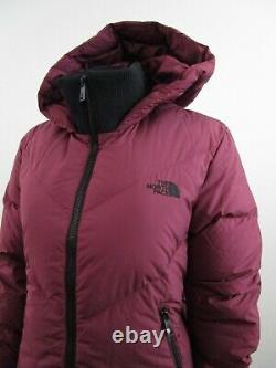 NWT Womens The North Face TNF Albroz Parkina Down Parka Warm Winter Jacket Red