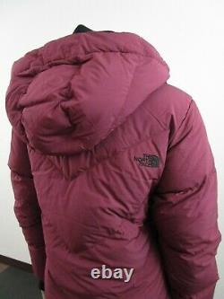 NWT Womens The North Face TNF Albroz Parkina Down Parka Warm Winter Jacket Red