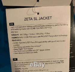 NWTs Arcteryx Mens Zeta SL Gore-Tex Jacket. XXL. Dark Firoza (retail $299)