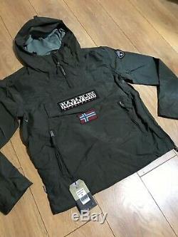 Napapijri rainforest pocket khaki jacket various sizes lightweight summer