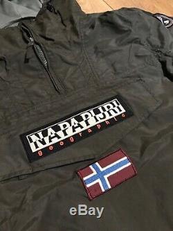 Napapijri rainforest pocket khaki jacket various sizes lightweight summer
