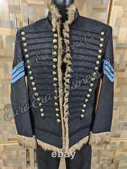 Napoleonic Steampunk Ceremonial Parade Officer Hussars Military Jacket