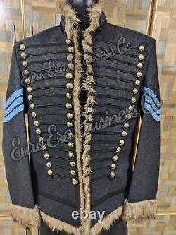 Napoleonic Steampunk Ceremonial Parade Officer Hussars Military Jacket