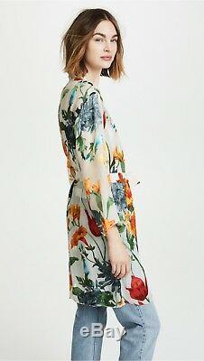 New Alice + Olivia Maylin Greenwich Garden Floral Dress Jacket 0 2 4 6 XS Small