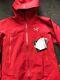 New Arc'teryx Sabre Gore-tex Recco Jacket Men's Red Beach Xl Msrp $625