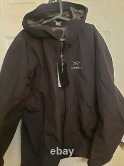 New Arcteryx Atom LT Hoody shell Hooded Ski Jacket Black 2XL 24478 DWR