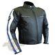 New Bmw 3874 Motorcycle Motorbike Biker Original Leather Jacket Armoured Coat