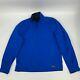 New Barbour Rye Jacket Sz L Waterproof Breathable Blue Full Zip Q397
