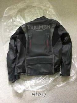 New Black Classic Cowhide Leather Motorbike Racing Jacket
