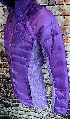 New Lululemon Womens Down For A Run Jacket PURPLE RUNNING HOODED SIZE 4 SMALL