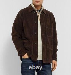 New Men lambskin shirt designer genuine suede real leather jacket shirt #119