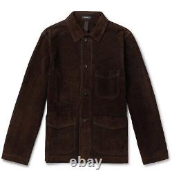 New Men lambskin shirt designer genuine suede real leather jacket shirt #119