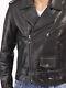 New Men's Genuine Lambskin Leather Motorcycle Jacket Slim Fit Biker Jacket