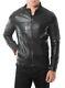 New Men's Genuine Leather Jacket Biker Style Motorcycle Slim Fit Jacket Az009