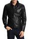 New Men's Genuine Leather Jacket Biker Style Motorcycle Slim Fit Jacket Az012