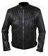 New Men's Genuine Leather Jacket Biker Style Motorcycle Slim Fit Jacket Az049