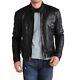 New Men's Genuine Leather Jacket Biker Style Motorcycle Slim Fit Jacket Az075