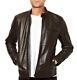 New Men's Genuine Leather Jacket Biker Style Motorcycle Slim Fit Jacket Az084