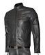New Men's Genuine Leather Jacket Biker Style Motorcycle Slim Fit Jacket Az099