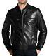New Men's Genuine Leather Jacket Biker Style Motorcycle Slim Fit Jacket Az126