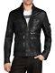New Men's Genuine Leather Jacket Biker Style Motorcycle Slim Fit Jacket Az340