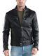 New Men's Genuine Leather Jacket Biker Style Motorcycle Slim Fit Jacket Az388