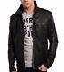 New Men's Genuine Leather Jacket Biker Style Motorcycle Slim Fit Jacket Az553
