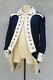 New Men's Historical Navy Blue Wool Handmade Costumes Sale Expedited Shipping