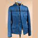 New Men's With1873 For Major At The Fortification Blue Wool Custom Made Jacket